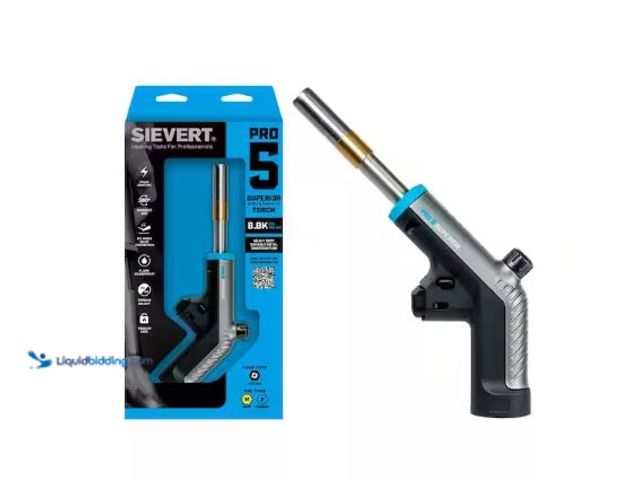 Lot 49-1577316 - SIEVERT Pro 5 Superior Performance Torch (Fuel Not Included), Model # 269547, Slightly used.   Ref#A...