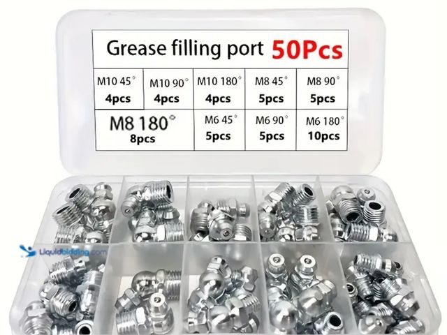 Lot 49-1814164 - GREESE FILLING PORTS (50pcs) M6 M8 M10