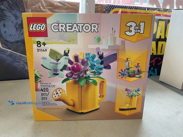 Lot 49-1505764 - COLLECTIBLE FACTORY SEALED LEGO CREATOR 31149 FLOWERS IN WATERING CAN 3IN1 SET #COINS0122