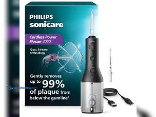 Lot 49-2021667 - Philips Sonicare Power Flosser 3000. Model #HX3828. MSRP $78.89. Unused. Has attachments.