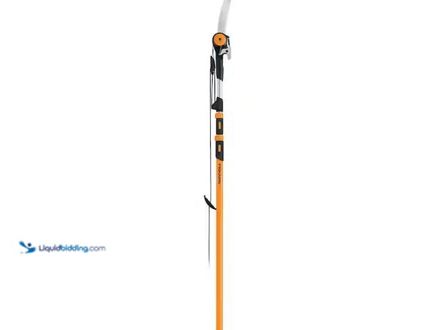 Lot 49-5555292 - Fiskars
16 ft. Extendable 1.25 in. Cut Capacity 15 in. Saw Blade Tree Pruner with Chain-Drive, Unus...