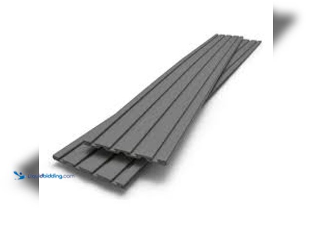 Lot 49-5407266 - Gladiator GearWall 12 in. H x 96 in. W Slatwall Kit in Smoke (2-Pack). Model # GAWP8S2PLM. Unused