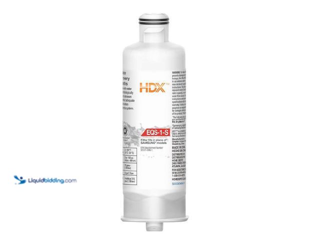 Lot 49-5449147 - HDX
HDX EQS-1-S Standard Refrigerator Water Filter Replacement For Samsung HAF-QIN (1pack) Unused