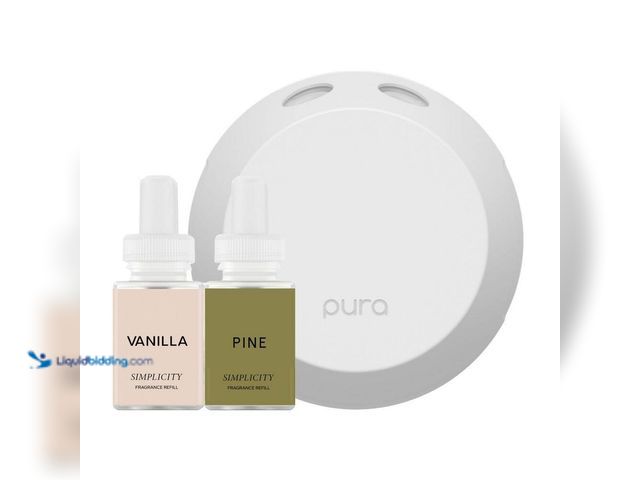 Lot 49-5484542 - Pura
Simplicity by Smart Home Fragrance Diffuser Set - Includes Vanilla and Pine Scent Refills (una...