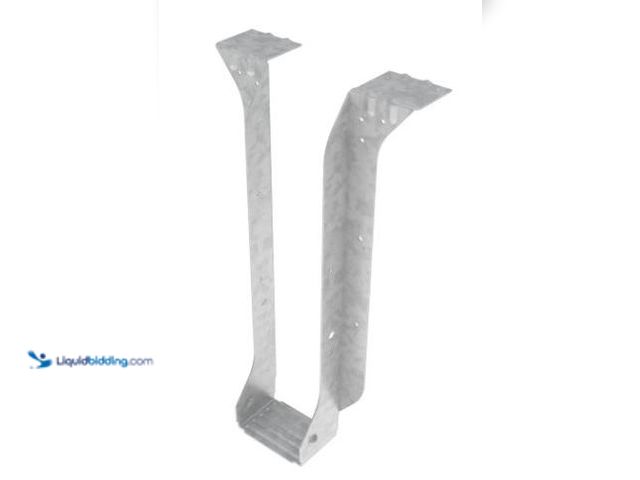 Lot 49-1625346 - Lot of (16) MiTek® 3-1/2" x 16" G90 Steel Top Mount I-Joist Hanger, Model Number # TFI416, Unused.  ...