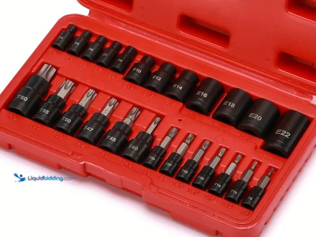 Lot 49-1816659 - New Torx Bit And External Socket Set (25pcs)