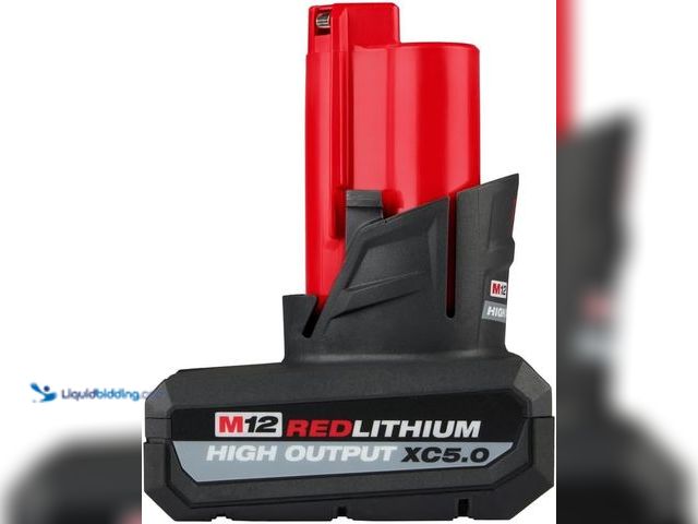 Lot 49-5488191 - Milwaukee Electric Tool M12 Red Lithium High Output. Model # 48-11-2450. Unused