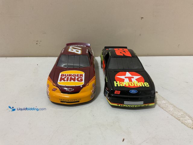Lot 49-1835348 - Other WOW AN AMAZING LOT OF 2 NASCAR 1:18 SCALE STOCK CARS INCLUDING #87 JOE NEMECHEK BURGER KING CH...