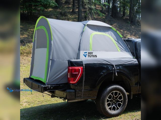 Lot 49-3565436 - JOYTUTUS Truck Tent with Rainfly 5.0Ft, Straight Spacious Truck Bed Tent with Sky View Mesh, Waterpr...