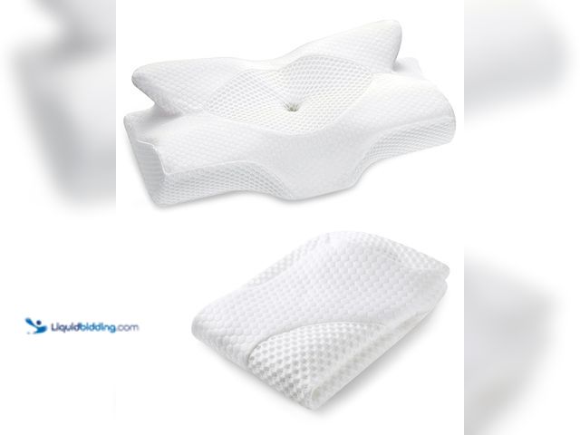 Lot 49-5551688 - Cervical Memory Foam Pillow (White), Unused
