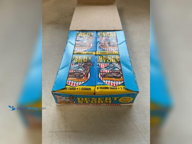 Lot 49-5314789 - Other 1991 TOPPS DESERT STORM WAX PACK BOX OF 36 PACKS ALL SEALED