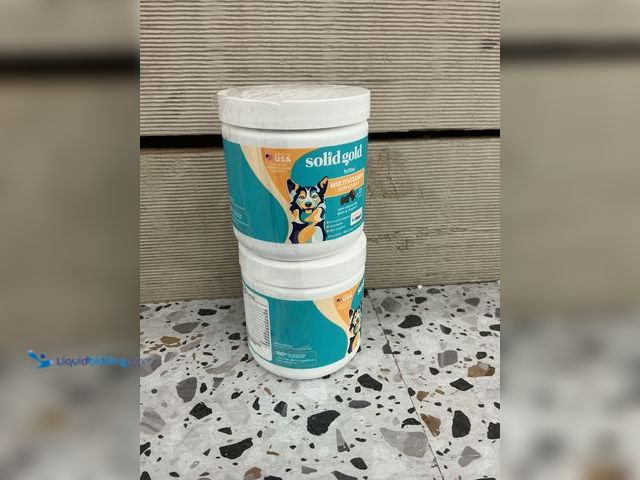 Lot 49-3538829 - QTY 2 - Solid Gold PetVites™ Multivitamin Supplement, For Dogs, Bacon, 120 Soft Chews, 7.6 oz (216 g...