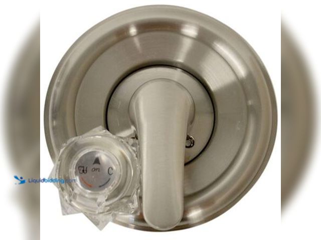 Lot 49-5554246 - DANCO 1-Handle Valve Trim Kit in Brushed Nickel for Delta Tub/Shower Faucets (Valve Not Included) Un...