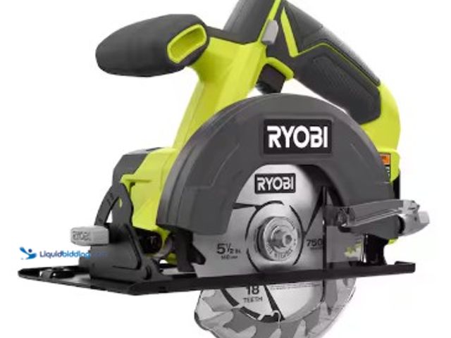 Lot 49-2025010 - RYOBI ONE+ 18V Cordless 5 1/2 in. Circular Saw (Tool Only), Model # PCL500B, MSRP $89, Unused, No ba...