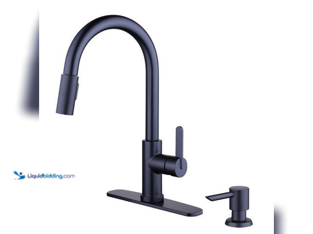 Lot 49-5560138 - Glacier Bay
Paulina Single-Handle Pull-Down Sprayer Kitchen Faucet with TurboSpray, FastMount, Soap...