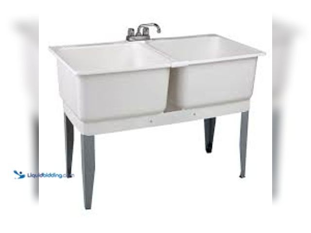 Lot 49-5448901 - MUSTEE 46 in. x 34 in. Plastic Laundry Tub. Model # 24C. Unused