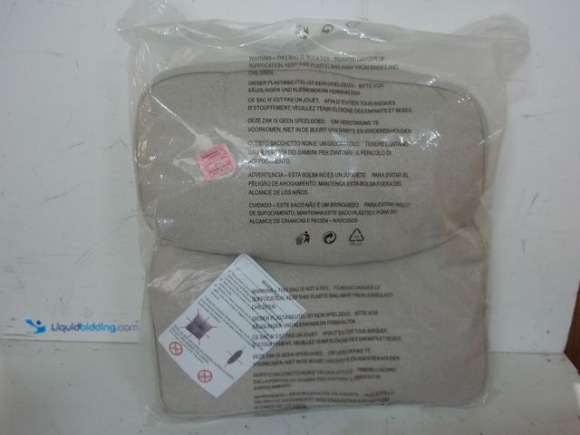 Lot 49-1624535 - 24in x 24in Savannah Beige Colored Patio Chair Back Pillow, Unused   Ref#Bin0625