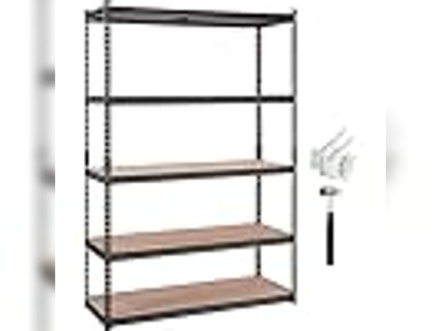 Lot 49-2024598 - VEVOR Storage Shelves 5-Tier Adjustable 2000 lbs 48"x18"x72" Shelving Unit. Model #B0CC2D6VXB. MSRP ...
