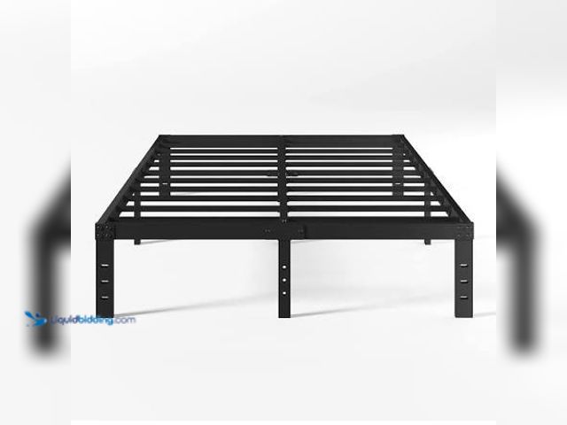 Lot 49-5546524 - ck 12" Metal bed frame. California King 83.5inx71.5inx12in model: mt17-id-amz02-12ck New