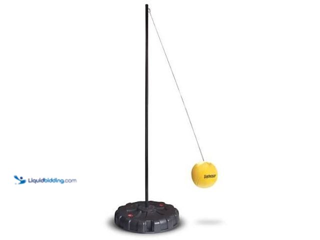 LiquidBidding - Lot 49-5583201 - Tetherball Set with black Metal Pole ...
