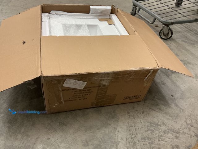 Lot 49-5485925 - Tennant Brand Ceramic Vanity Top CT2418 Sink Top Only 24" x 18" x 7". Unused.