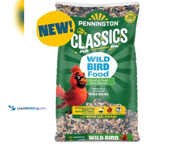 Lot 49-5454255 - Pennington Classic Wild Bird Feed and Seed, 40 lb. Bag, Dry, 1 Pack. New
