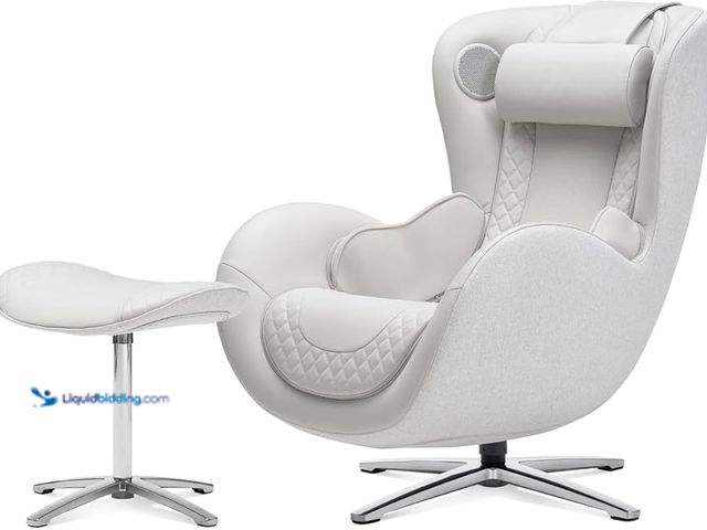 Lot 49-5485300 - Nouhaus New Classic Massage Chair. Model #New Classic. Used with stains. Tested and works