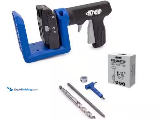 Lot 49-1577305 - Kreg Pocket-Hole Jig 520PRO, Model # KPHJ520PRO2, Slightly used, Has attachments.   Ref#ASRHD0130