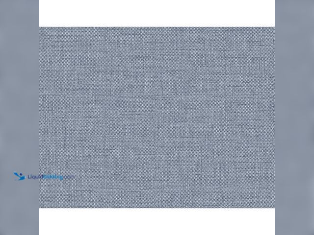 Lot 49-5406722 - Linen Texture Dark Bleu Vinyl Non-Pasted Strippable Wallpaper Roll (Cover 60.75 sq. ft.), Model # WF...
