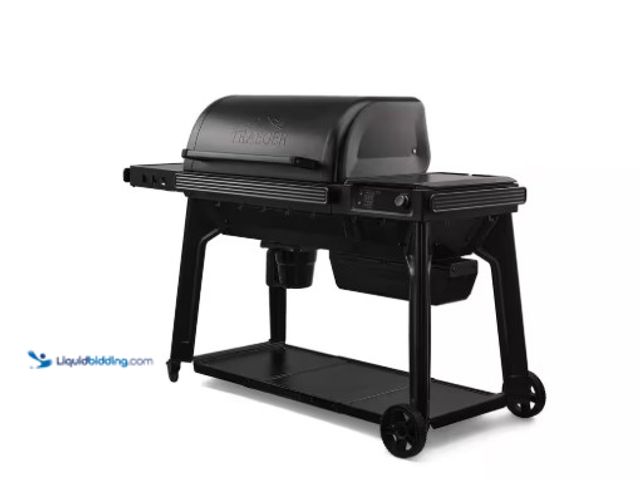 Lot 49-1531120 - Traeger Woodridge Pro Wi-Fi Pellet Grill and Smoker in Black, Model # TFB97JLH, New, WOOD INCLUDED! ...