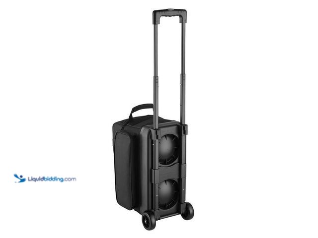 Lot 49-2021743 - VEVOR 2 Ball Double Roller Bowling Bag with Wheels, Featuring a Separate Compartment for Shoes (Up T...