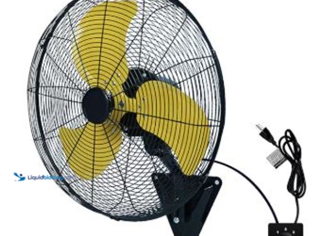 Lot 49-5436107 - Wall Mount Fan, 20In Oscillating Wall Fan with 7000CFM, 3-Speed, Upgrade Motor High Velocity Industr...