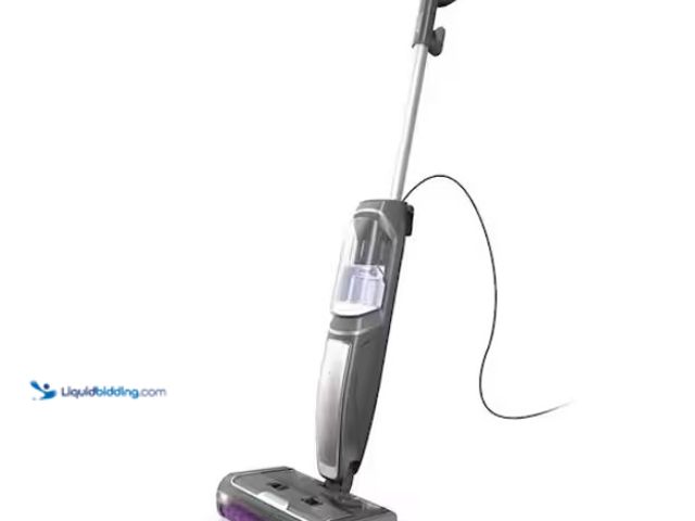Lot 49-1557369 - Shark Steam Pickup 3-in-1 Corded Steam Mop for Hardwood, Tile, Stone and Laminate in Black with Stor...