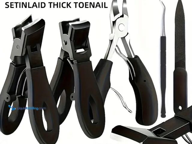 Lot 49-1975783 - New 6pcs Heavy-Duty Professional Thick Toenail and Fingernail Care Kit