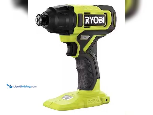 Lot 49-3539743 - RYOBI
ONE+ 18V Cordless 1/4 in. Impact Driver (Tool Only) Internet # 318621812
Model # PCL235B
St...