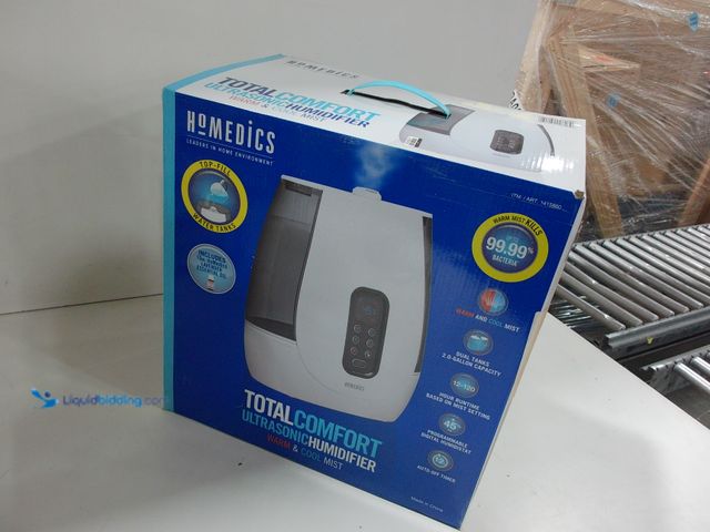 Lot 49-2024090 - HoMedics Total Comfort Ultrasonic Humidifier. Model # CP1415860. MSRP $50. Slightly Unused, has atta...
