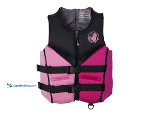 Lot 49-5581890 - Body Glove Women's USCG Approved Segmented PFD Life Jacket, Pink/Black, SMALL MODEL:882930251208 NEW