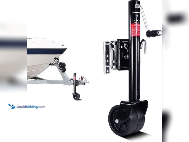 Lot 49-5448207 - FZZD 2000lbs Trailer Jack with Wheel, Heavy Duty Swivel Boat Trailer Jack, 12" Lift, for RV Boat. Mo...