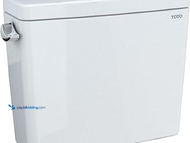 Lot 49-5448504 - TOTO Drake 1.6 GPF Toilet Tank with WASHLET+ Auto Flush Compatibility, Cotton White -Model: ST776SA#...