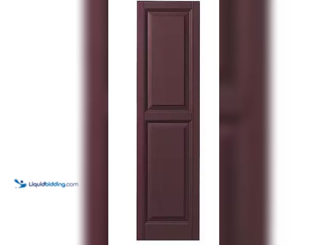Lot 49-5460342 - Ply Gem
15 in. x 59 in. Raised Panel Polypropylene Shutters Pair Item is used in a PK of 2, cracked...