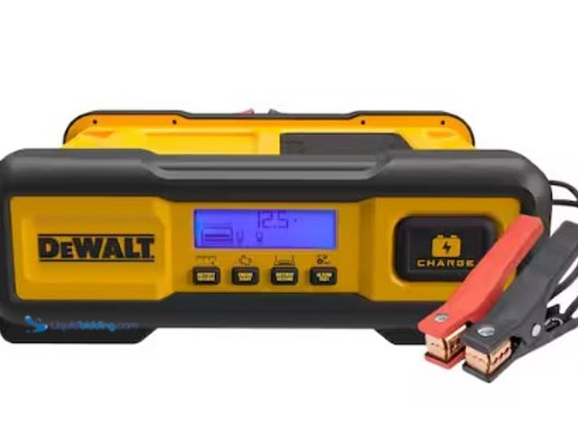 Lot 49-2004470 - DEWALT 100-Amp Car Battery Charger/ Car Battery Maintainer, Model # DXAEC100, Unused, Unable to test...