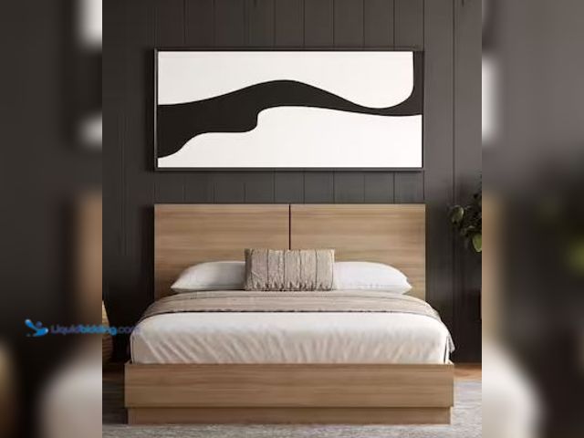 Lot 49-3539006 - Nexera
Milano Brown Oak Frame Queen Size Platform Bed with Headboard Internet # 330745103
Model # ...