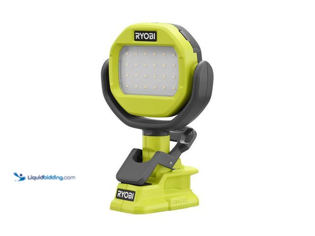 Lot 49-5560170 - RYOBI
ONE+ 18V Cordless LED Clamp Light (Tool Only). Model # PCL663B.New