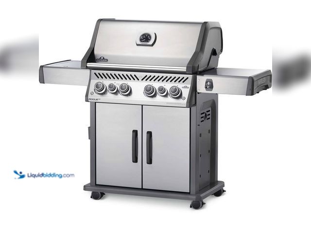 Lot 49-5463544 - NAPOLEON
Rogue 4-Burner Propane Gas Grill in Stainless Steel with Infrared Rear and Side Burners Ne...