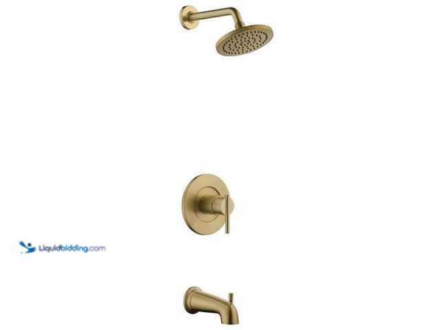 Lot 49-3616599 - Glacier Bay Dorind Single-Handle 1-Spray Tub and Shower Faucet - Unused , has attachments Model # 10...