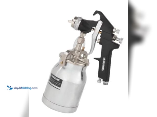 Lot 49-2020962 - Husky Siphon Feed Spray Gun Model #000764614. MSRP: $128.00. New, factory sealed.  Ref#HD0925