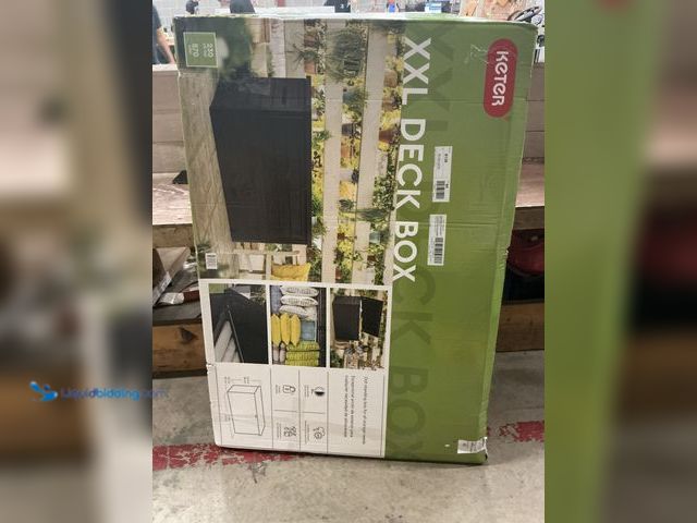 Lot 49-3563407 - Keter 230 Gal. XXL Deck Box. 731161048913. Unused