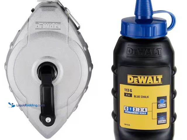 Lot 49-5478663 - DEWALT
100 ft. Chalk Reel Kit with Blue Chalk Internet # 334769197
Model # DWHT48331BC
Store SKU ...