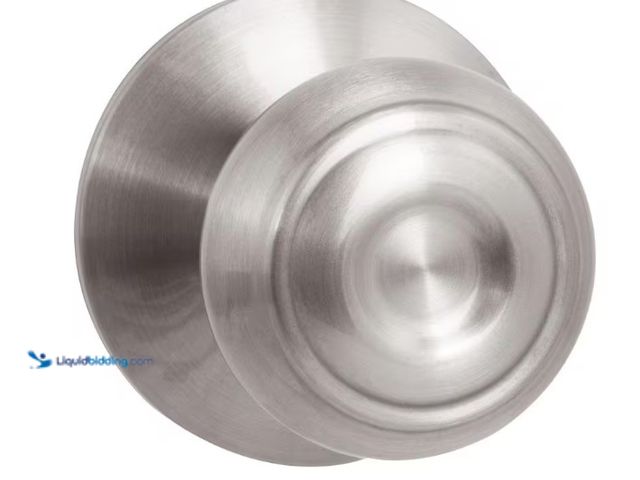 Lot 49-5552375 - QTY 3 -  Defiant
Hartford Satin Nickel Hall/Closet Door Knob. Model # 32TGX230B. Unused