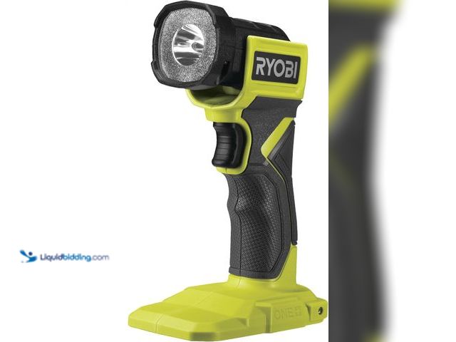 Lot 49-5543434 - RYOBI PCL660B ONE+ 18V Cordless LED Flash Light (Tool Only). Unused and powers on